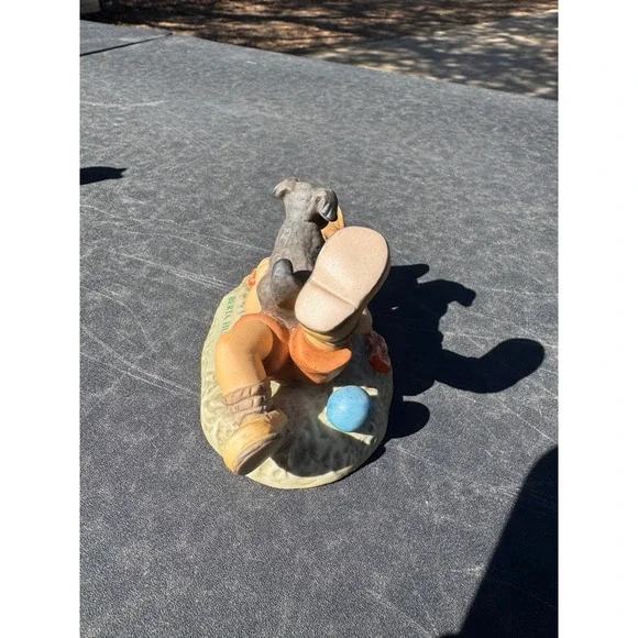 Goebel Berta Hummel Pals BH 4 1996 Figurine Germany Child Playing Dog - Picture 3 of 4